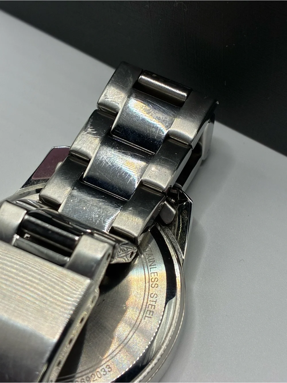 Men’s Bulova Silver Stainless Steel Watch 96A222